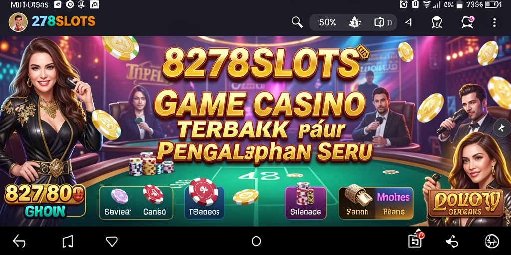 Gameplay seru dan interaktif di 8278SLOTS dengan dealer langsung.