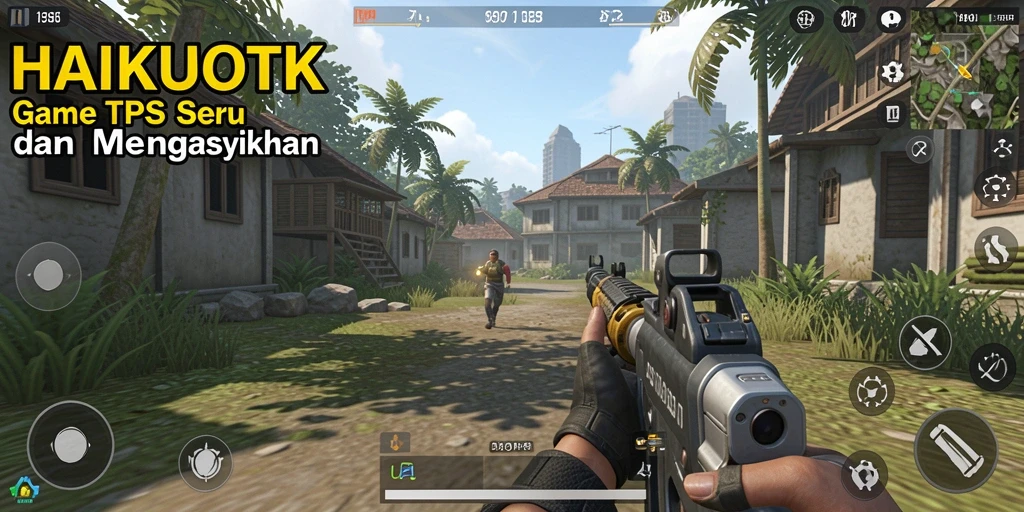 Gameplay HAIKUOTK yang mendebarkan dalam mode TPS.