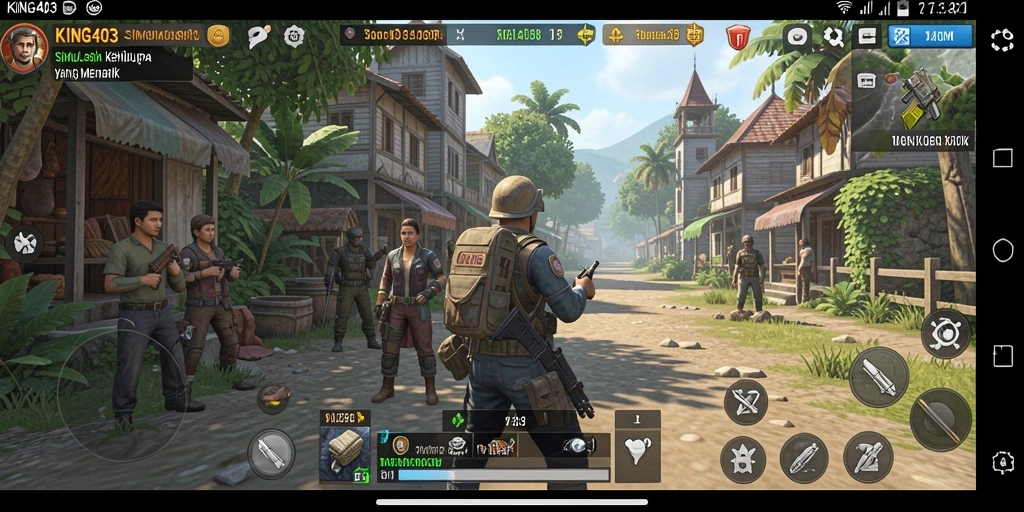 Tangkapan layar menunjukkan gameplay menarik dalam simulasi kehidupan.