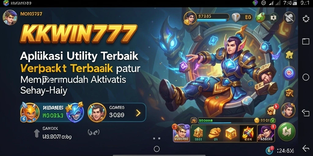 Tampilan antarmuka KKWIN777 yang sederhana dan mudah dipahami.