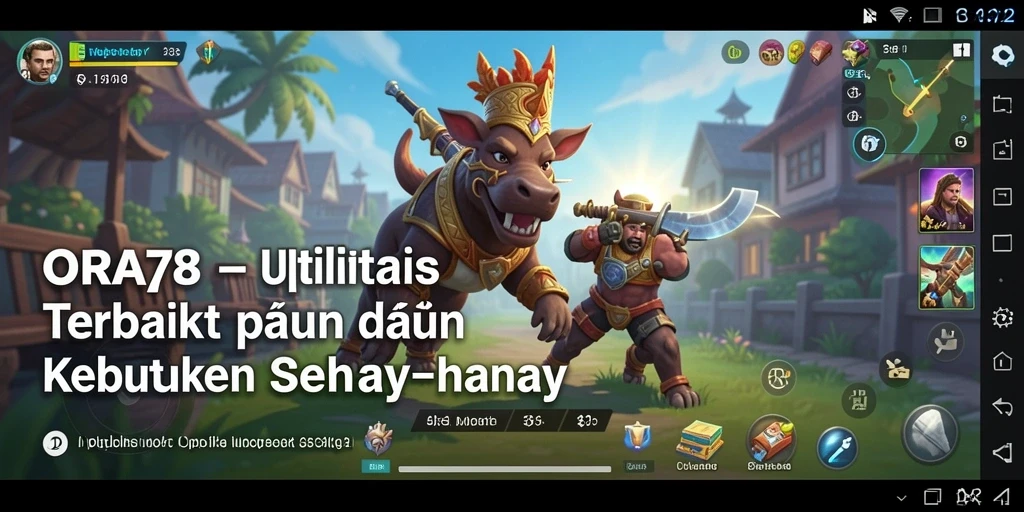 Tampilan antarmuka ORA78 yang intuitif dan modern.