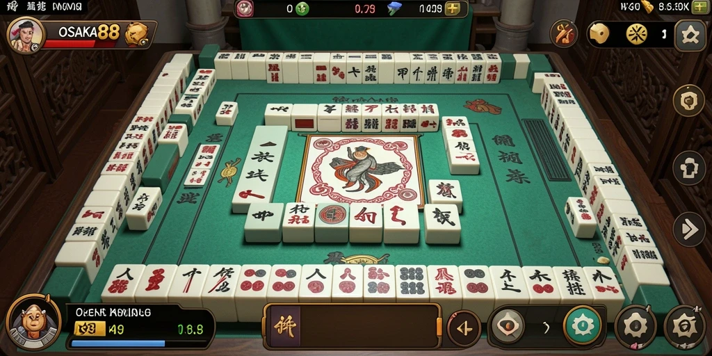 Tampilan gameplay seru dari OSAKA88 yang menyenangkan.