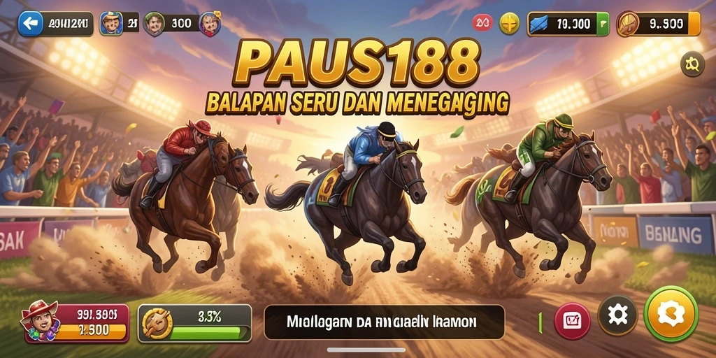 Gameplay seru dalam balapan mobil di PAUS188.
