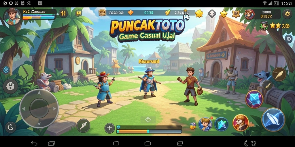 Screenshot PUNCAKTOTO menampilkan gameplay seru dan menarik.