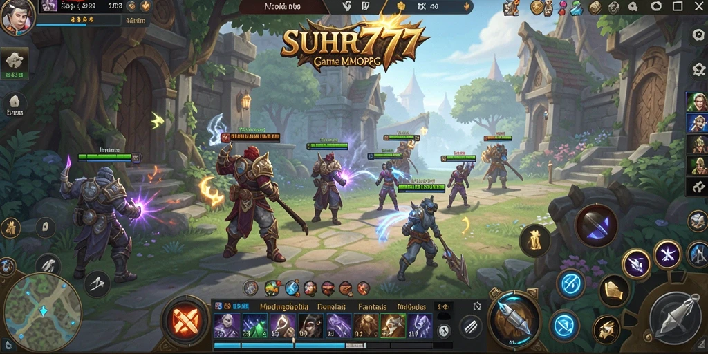 Tampilan gameplay menarik dan dinamis dari SUHU777 dalam dunia MMORPG.