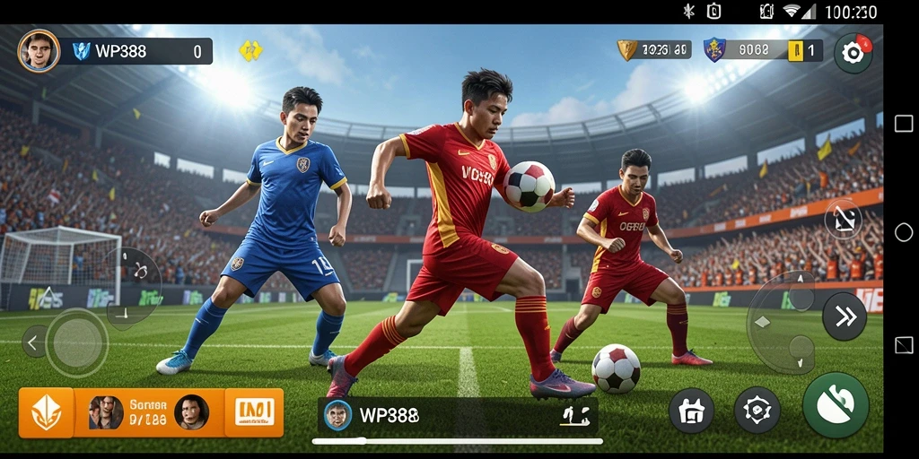 Tampilan gameplay WP888 yang mendebarkan dan penuh aksi.